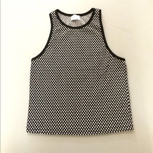 Zara Black and white dots tank top